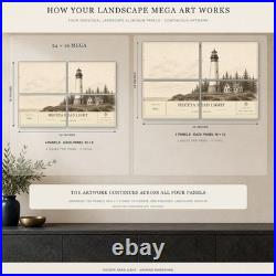 Heceta Head Light Architectural Wall Art Aluminum Sign