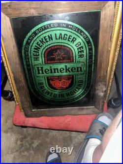 Heineken Vintage Lager Beer Sign Bar Décor