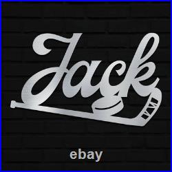 Hockey Name Sign