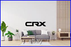 Honda Crx Badge Steel Wall Decor Decoration Art Cr-x Dohc Ee9 Ed 8 Eh Eg Hf Si