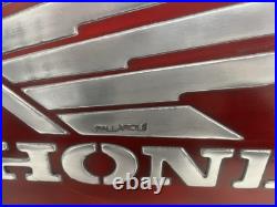 Honda Vintage Metal Sign Hand Cast Aluminum Relief Wall Art