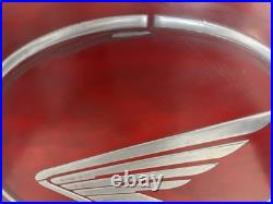 Honda Vintage Metal Sign Hand Cast Aluminum Relief Wall Art