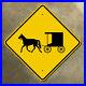 Horse_buggy_carriage_crossing_warning_highway_marker_road_sign_pony_coach_36x36_01_lt