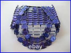 Iconic Signed Vintage Paco Rabanne Purple (!) Chainmail Purse. Stellar Bag (!)