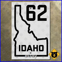 Idaho State Highway 62 route marker road sign 1926 Nezperce Craigmont 21x14