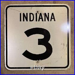 Indiana state route 3 highway marker road sign 1960s