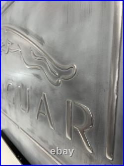 Jaguar Vintage Metal Sign 20x24 Handmade 3D Aluminum Relief Garage Decor