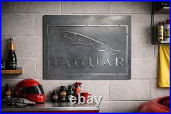 Jaguar Vintage Metal Sign 20x24 Handmade 3D Aluminum Relief Garage Decor