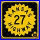 Kansas_K_27_state_route_highway_marker_road_sign_sunflower_Goodland_1948_15x15_01_osh