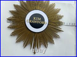 Kim Crawford Promotional Winery Starbust Metal Wall Sign Vintage