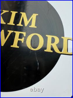 Kim Crawford Promotional Winery Starbust Metal Wall Sign Vintage