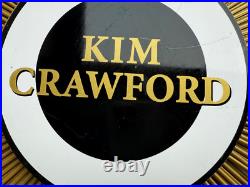 Kim Crawford Promotional Winery Starbust Metal Wall Sign Vintage