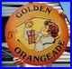 LARGE_VINTAGE_GOLDEN_ORANGEADE_PORCELAIN_HEAVY_METAL_ORANGE_Drink_SIGN_24_01_pyx
