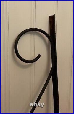 LARGE, Vintage GENERAL STORE Hanging Sign Bracket 31 Black wrought iron
