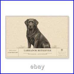 Labrador Retriever Dog Breed Wall Art Aluminum Sign
