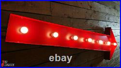 Large 6'ft Retro American Arrow Sign Garage Neon Sign Light up sign Light box