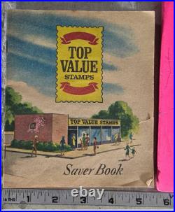 Large Metal Vintage Top Value Stamps Sign 40 X 72 1969 Nice Old Sign Dated