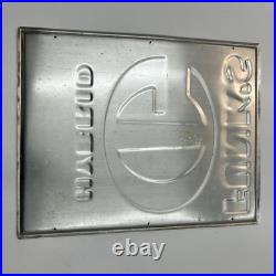 Large Vintage Funk's G Hybrid Seed Corn Dealer Embossed Metal Sign