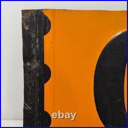 Large Vintage We Give Gold Bond Stamps Metal Sign Advertising Embossed Tin Stout