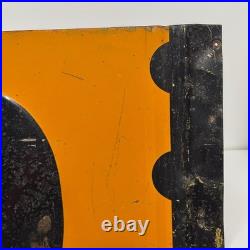 Large Vintage We Give Gold Bond Stamps Metal Sign Advertising Embossed Tin Stout