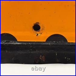 Large Vintage We Give Gold Bond Stamps Metal Sign Advertising Embossed Tin Stout