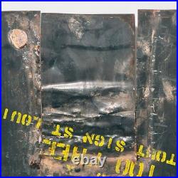 Large Vintage We Give Gold Bond Stamps Metal Sign Advertising Embossed Tin Stout