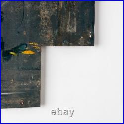 Large Vintage We Give Gold Bond Stamps Metal Sign Advertising Embossed Tin Stout