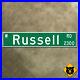 Las_Vegas_Nevada_Russell_Road_street_sign_west_2300_block_Clark_County_30x6_01_bwb