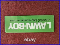 Lawn Boy Vintage Aluminum Sign Plus Posters