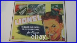 Lionel 1948 Vintage Metal Sign- (box of 25)
