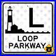 Loop_Parkway_route_marker_highway_sign_Long_Island_Jones_Beach_12x12_01_fh