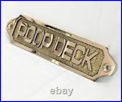 Lot 17 Pieces Vintage Brass Door Sign Solid Metal Plaque with Screws Home Deco