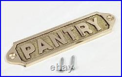 Lot 17 Pieces Vintage Brass Door Sign Solid Metal Plaque with Screws Home Deco Lot 17 Pieces Vintage Brass Door Sign Solid Metal Plaque with Screws Home Deco