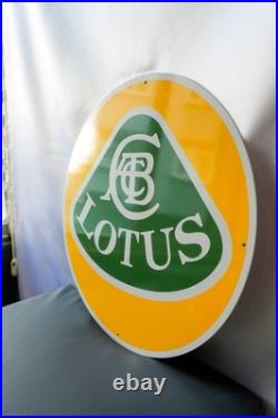 Lotus Classic Racing Logo Vintage Heavy Metal Sign 50 cm (19.7)