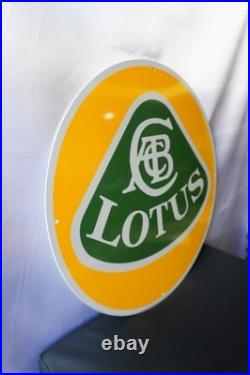 Lotus Classic Racing Logo Vintage Heavy Metal Sign 50 cm (19.7)