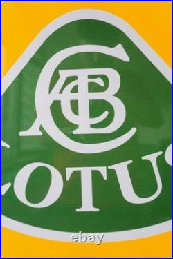 Lotus Classic Racing Logo Vintage Heavy Metal Sign 50 cm (19.7)