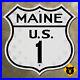 Maine_US_Route_1_highway_marker_road_sign_Atlantic_Coast_Fort_Kent_1946_24x24_01_re
