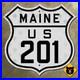 Maine_US_Route_201_highway_marker_road_sign_1926_Augusta_Brunswick_Jackman_12x12_01_qtux