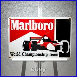 Marlboro Rusty Racing Heavy Metal Sign -Garage Decor 60x40 cm (23.6 × 15.7)