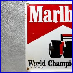 Marlboro Rusty Racing Heavy Metal Sign -Garage Decor 60x40 cm (23.6 × 15.7)