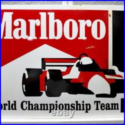 Marlboro Rusty Racing Heavy Metal Sign -Garage Decor 60x40 cm (23.6 × 15.7)