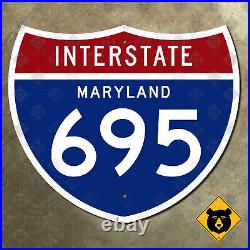 Maryland Interstate 695 Baltimore Beltway highway road freeway sign 12x10