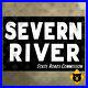 Maryland_Severn_River_highway_road_sign_1944_Anne_Arundel_Chesapeake_Bay_30x20_01_az