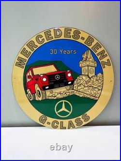 Mercedes-Benz G-Class 30 Years Edition Vintage Heavy Metal Sign 50 cm 19.7
