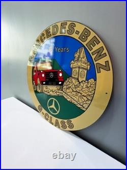 Mercedes-Benz G-Class 30 Years Edition Vintage Heavy Metal Sign 50 cm 19.7