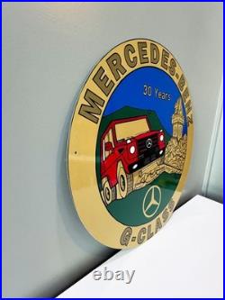 Mercedes-Benz G-Class 30 Years Edition Vintage Heavy Metal Sign 50 cm 19.7