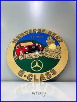 Mercedes-Benz G-Class 30 Years Edition Vintage Heavy Metal Sign 50 cm 19.7