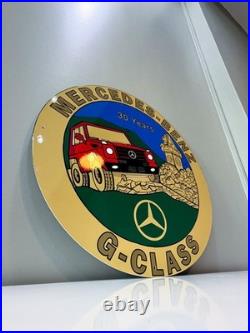 Mercedes-Benz G-Class 30 Years Edition Vintage Heavy Metal Sign 50 cm 19.7