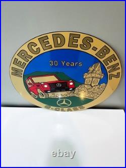Mercedes-Benz G-Class 30 Years Edition Vintage Heavy Metal Sign 50 cm 19.7