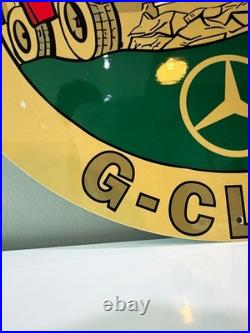 Mercedes-Benz G-Class 30 Years Edition Vintage Heavy Metal Sign 50 cm 19.7